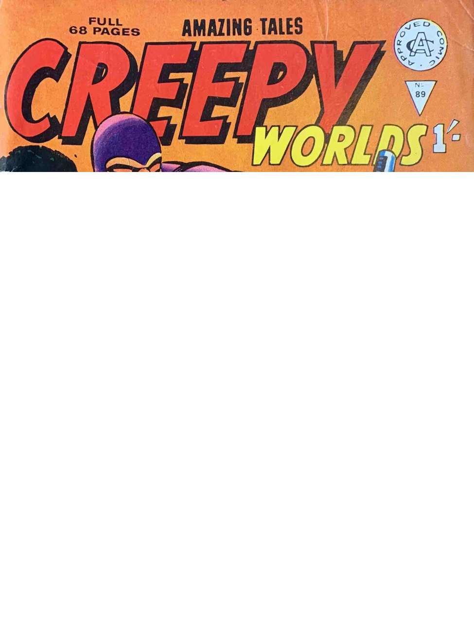 Book Cover For Creepy Worlds 89