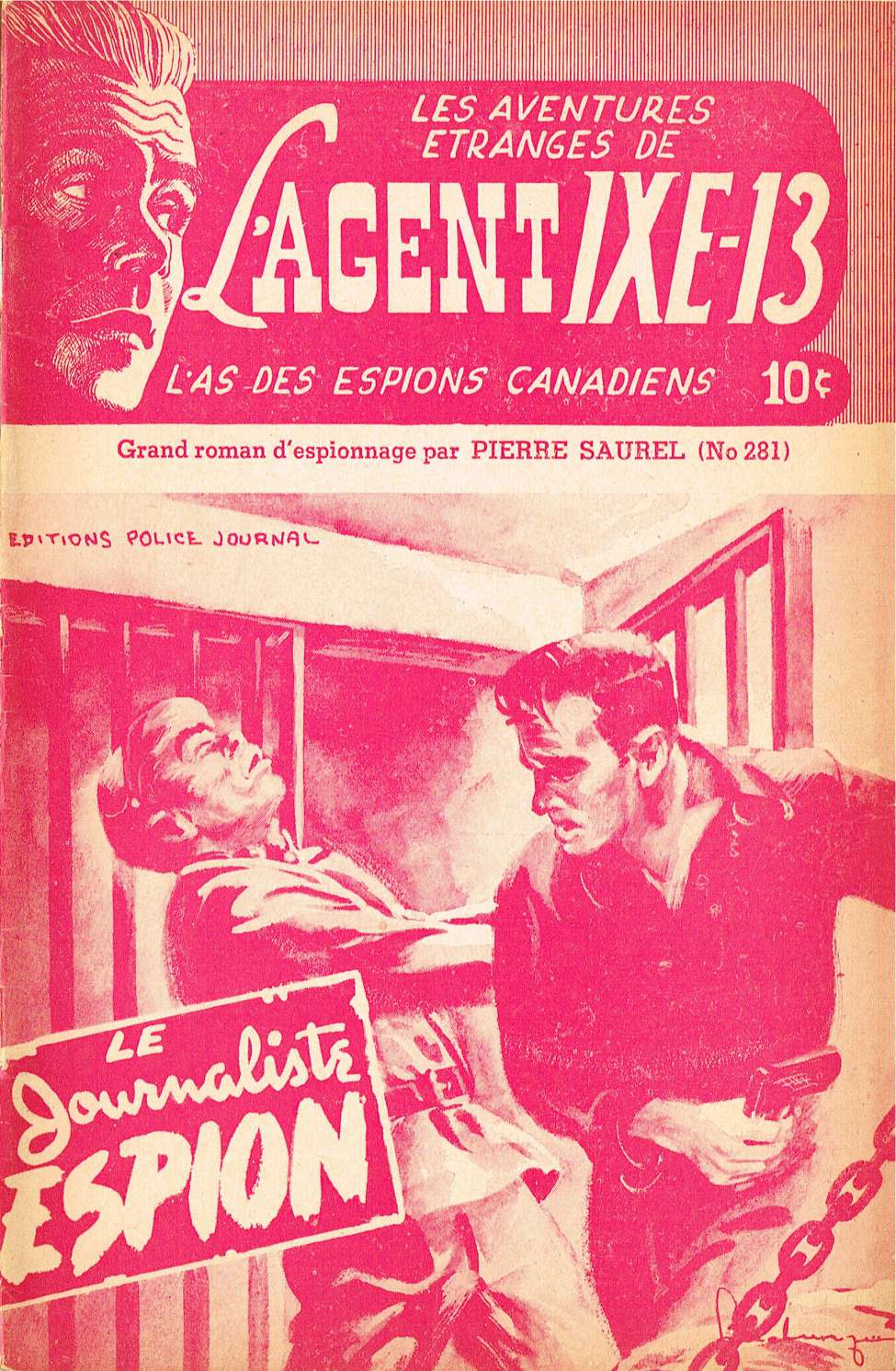 Book Cover For L'Agent IXE-13 v2 281 - Le journaliste espion
