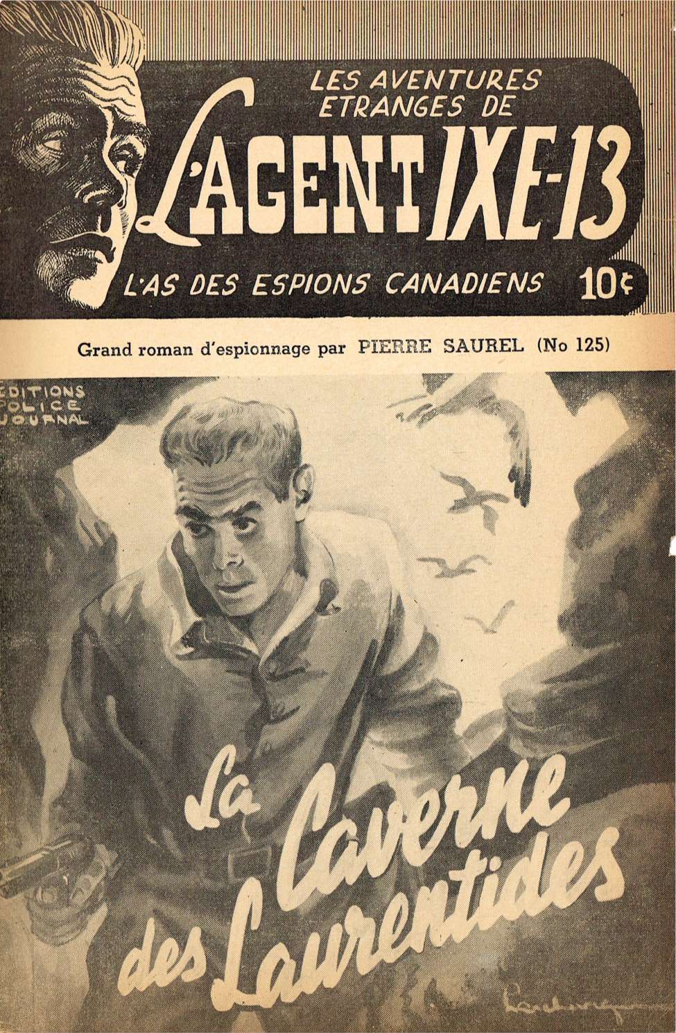 Book Cover For L'Agent IXE-13 v2 125 - La caverne des Laurentides