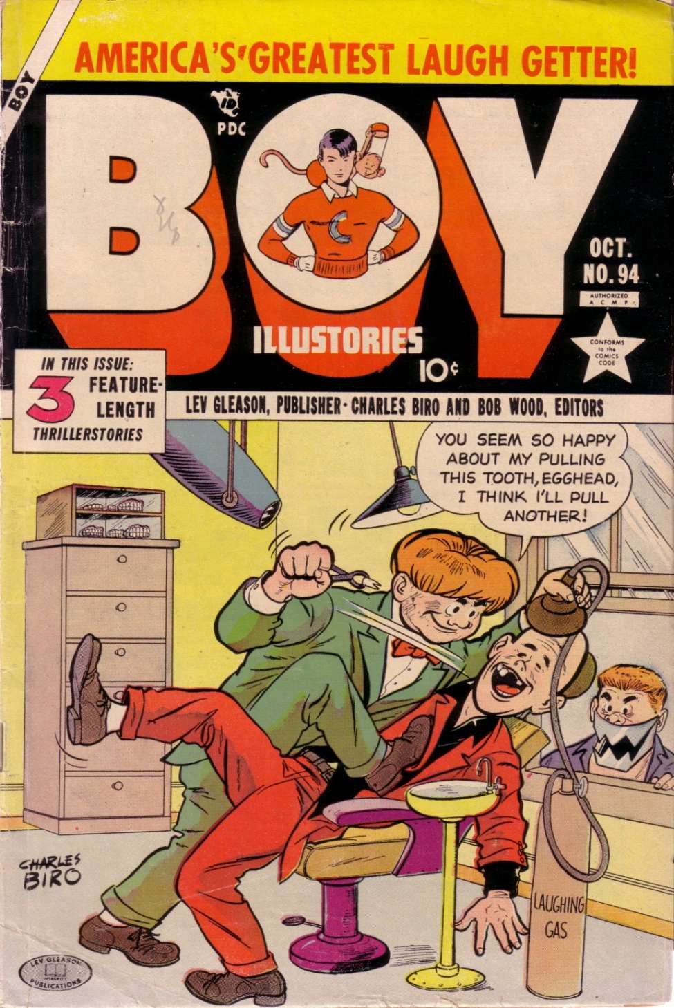 Comic Book Cover For Boy Comics 94