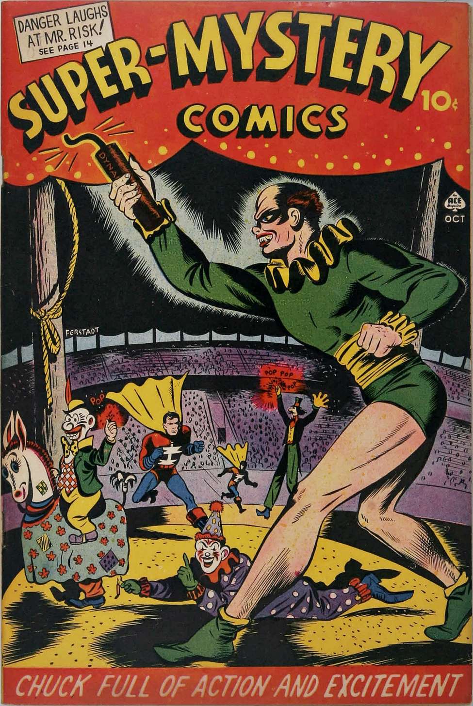 Comic Book Cover For Super-Mystery Comics v4 4 - Version 1