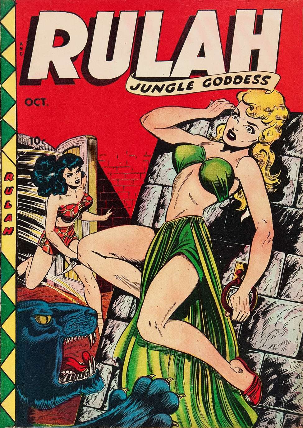 Comic Book Cover For Rulah Jungle Goddess 19