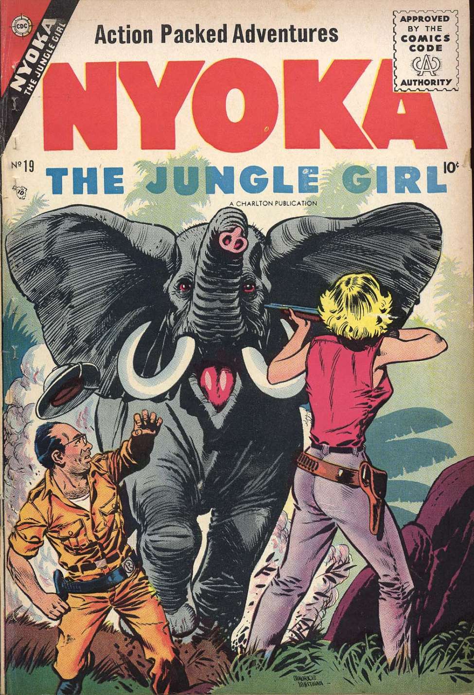 Comic Book Cover For Nyoka the Jungle Girl 19
