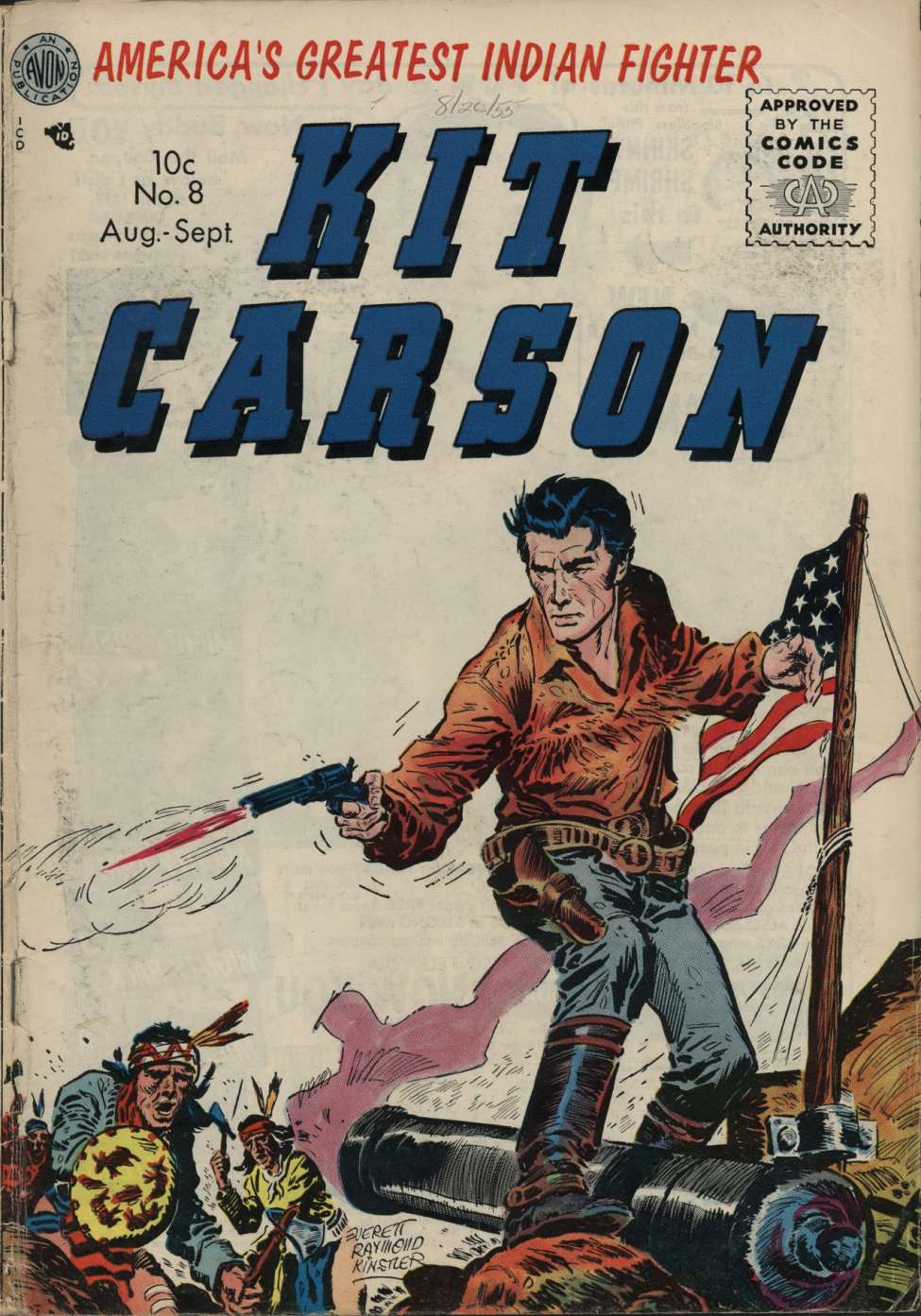 Comic Book Cover For Kit Carson 8