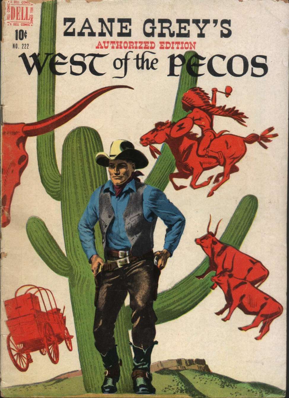 Book Cover For 0222 - Zane Grey's West of the Pecos