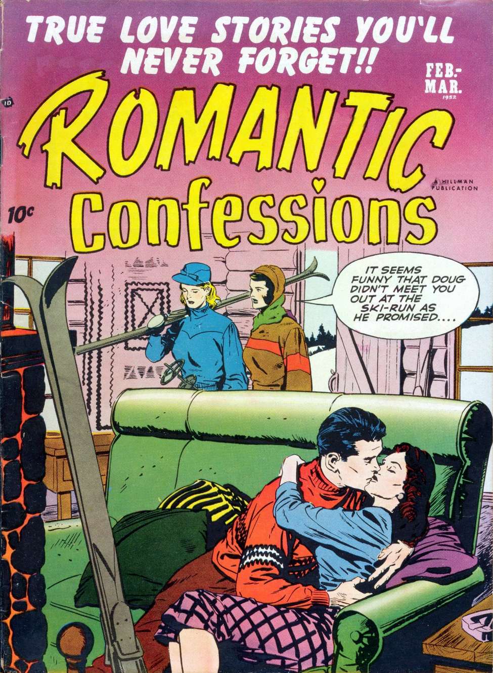 Comic Book Cover For Romantic Confessions v2 6