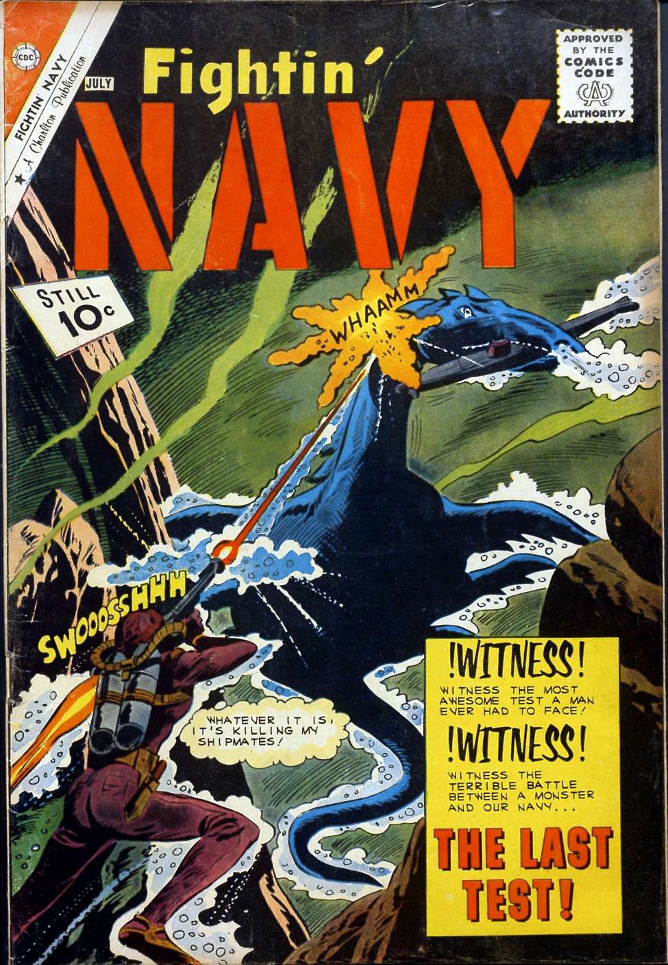 Comic Book Cover For Fightin' Navy 99
