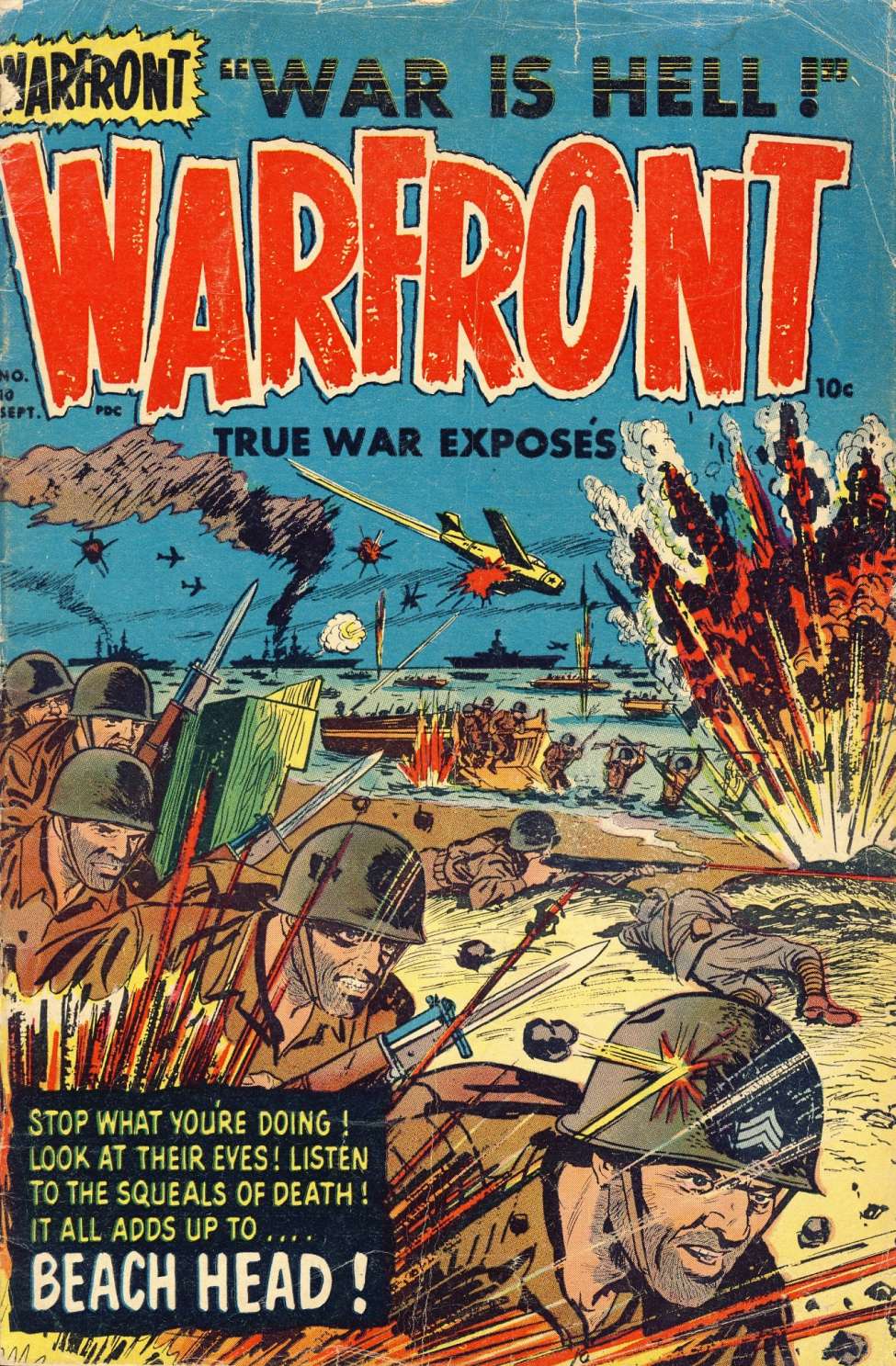Comic Book Cover For Warfront 10
