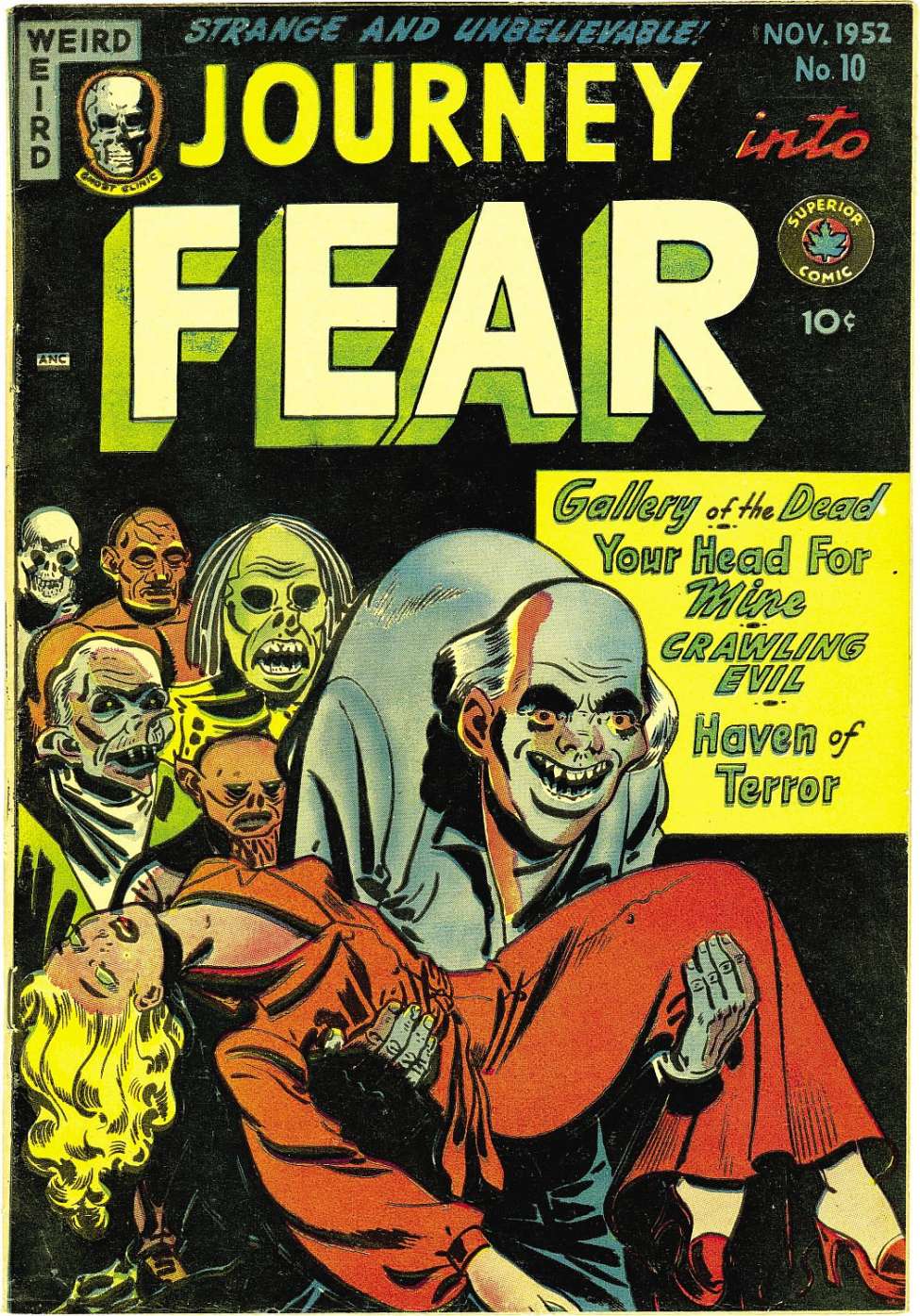 Comic Book Cover For Journey into Fear 10