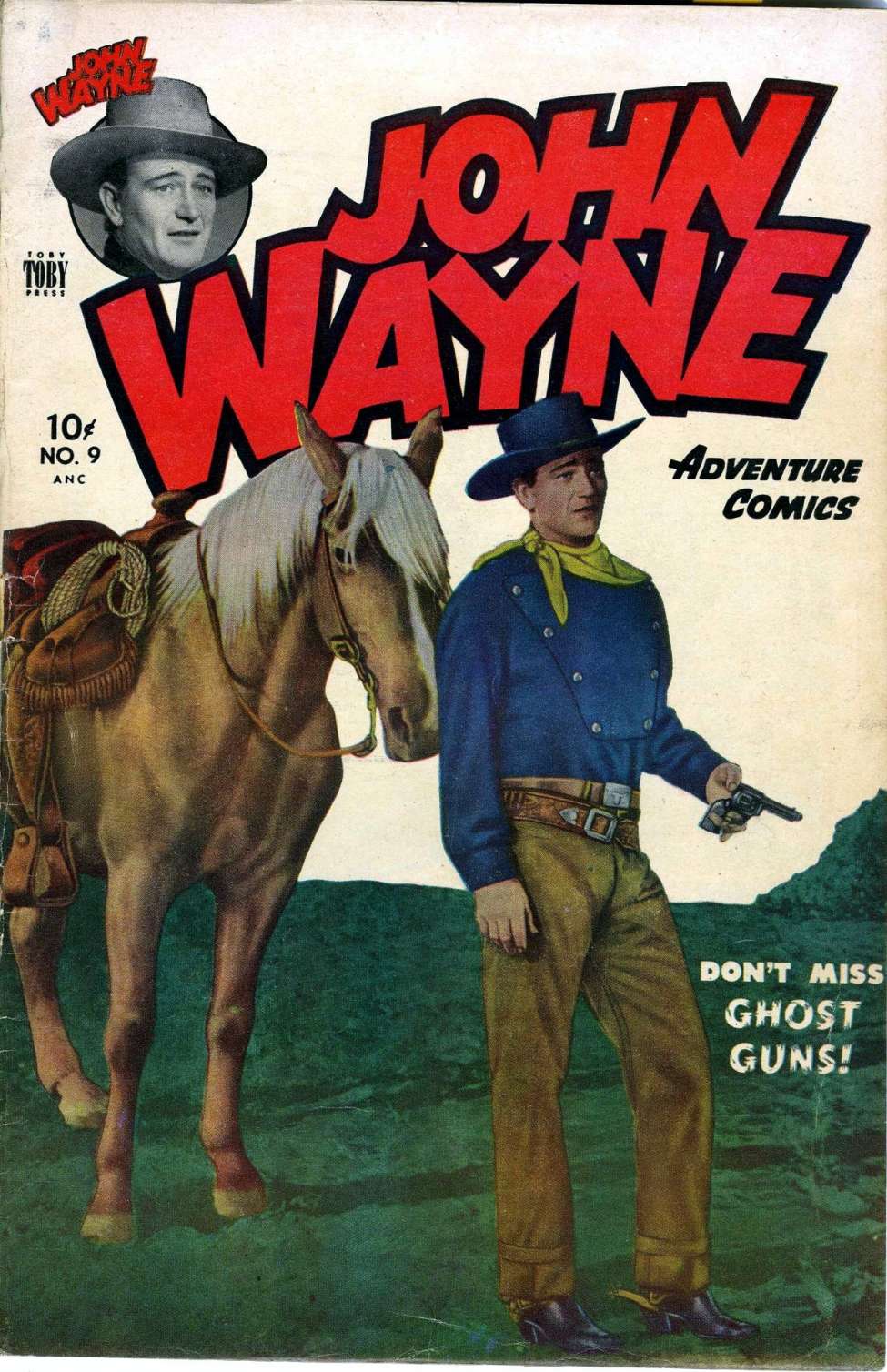Comic Book Cover For John Wayne Adventure Comics 9