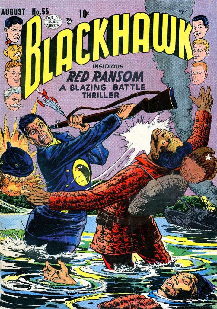 Comic Book Cover For Blackhawk 55 - Version 1