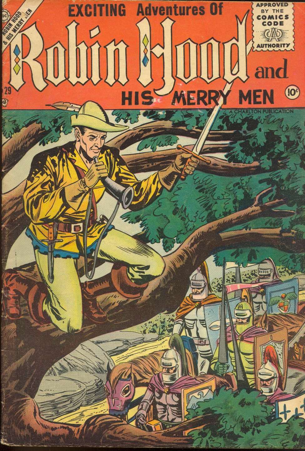 Comic Book Cover For Robin Hood and His Merry Men 29