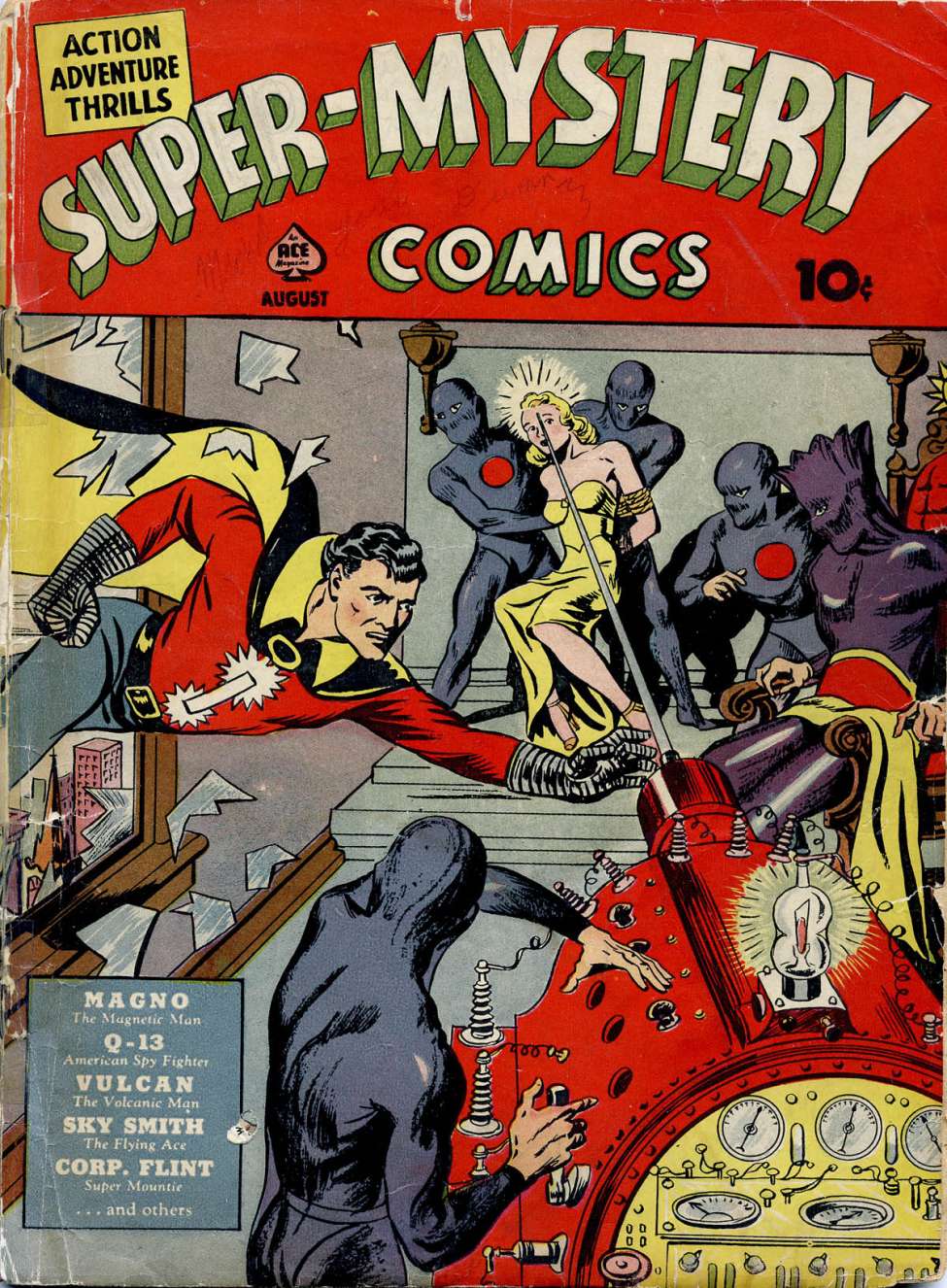 Comic Book Cover For Super-Mystery Comics v1 2
