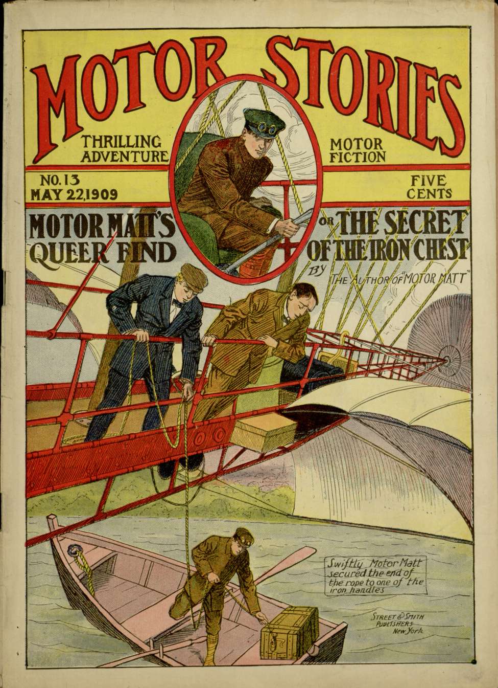 Comic Book Cover For Motor Matts Queer Find or the Secret of the Iron Chest