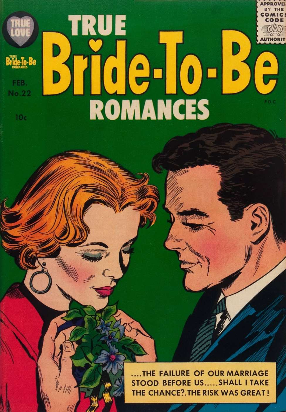 Comic Book Cover For True Bride-To-Be Romances 22 - Version 2