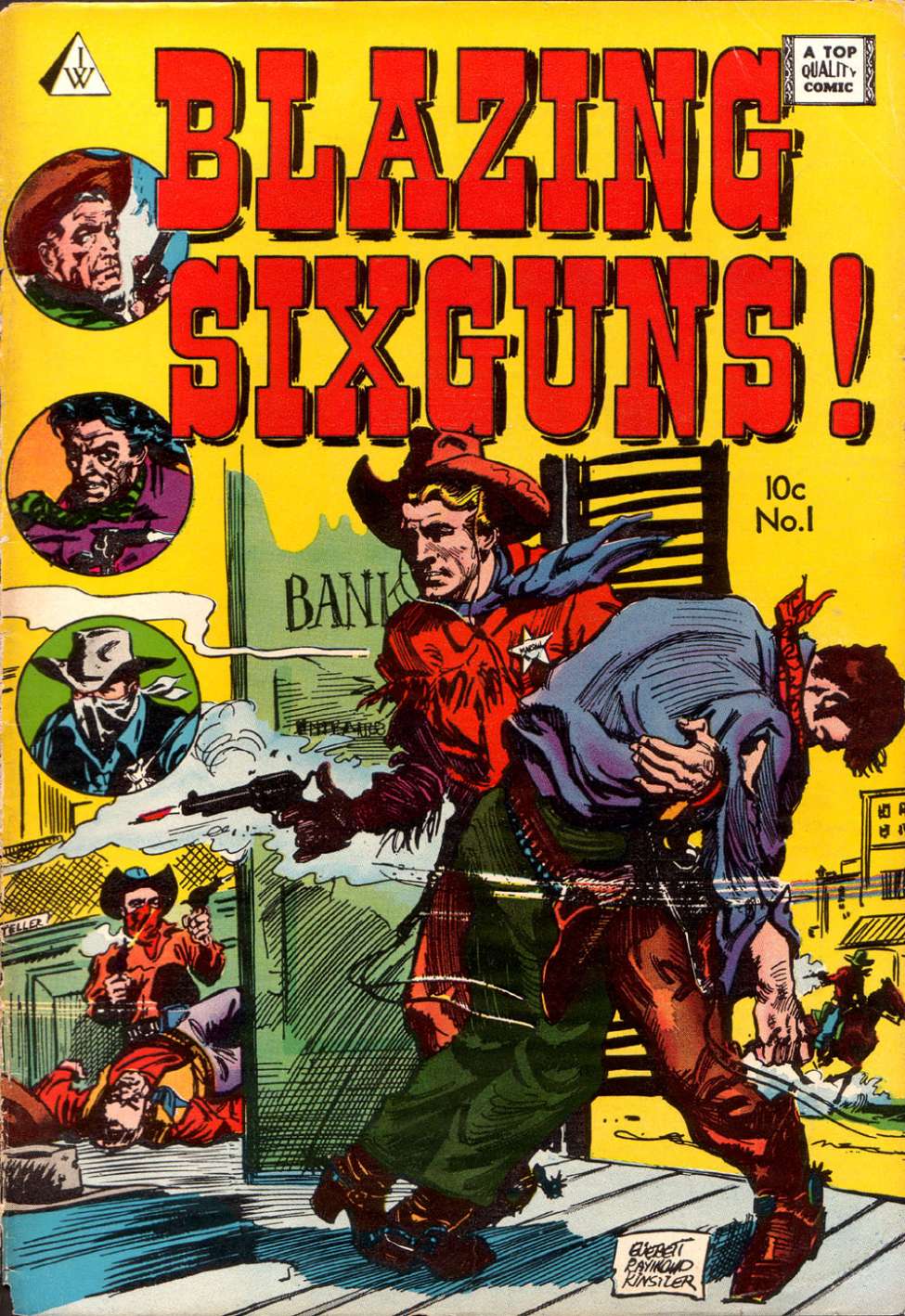 Comic Book Cover For Blazing Sixguns 1