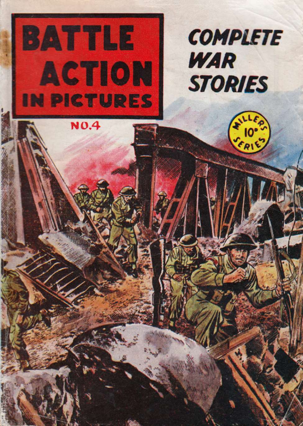 Comic Book Cover For Battle Action in Pictures 4