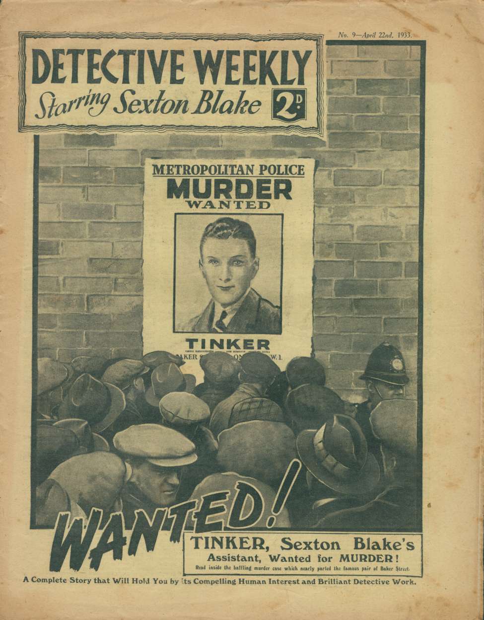 Book Cover For Detective Weekly 9 - Wanted!