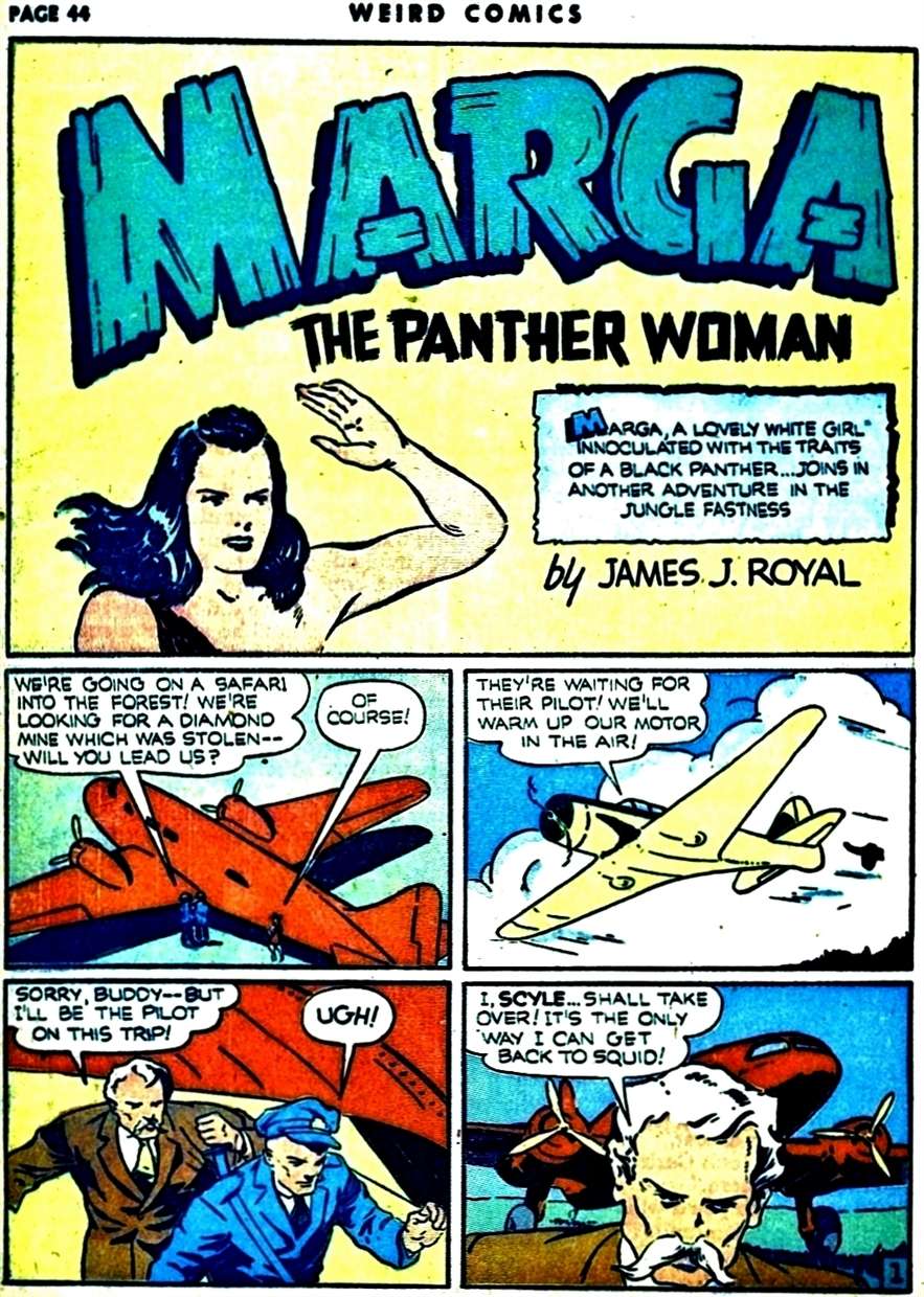 Comic Book Cover For Marga the Panther Woman Compilation Part 2