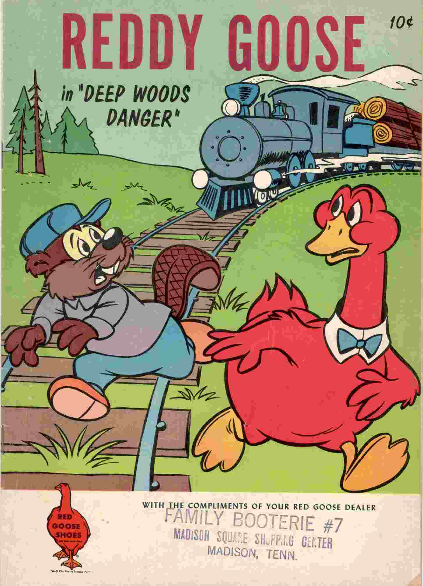 Comic Book Cover For Reddy Goose 4 - Deep Woods Danger
