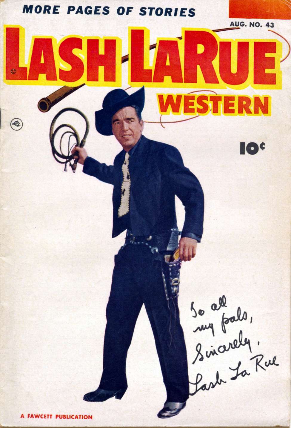 Book Cover For Lash LaRue Western 43 (alt) - Version 2