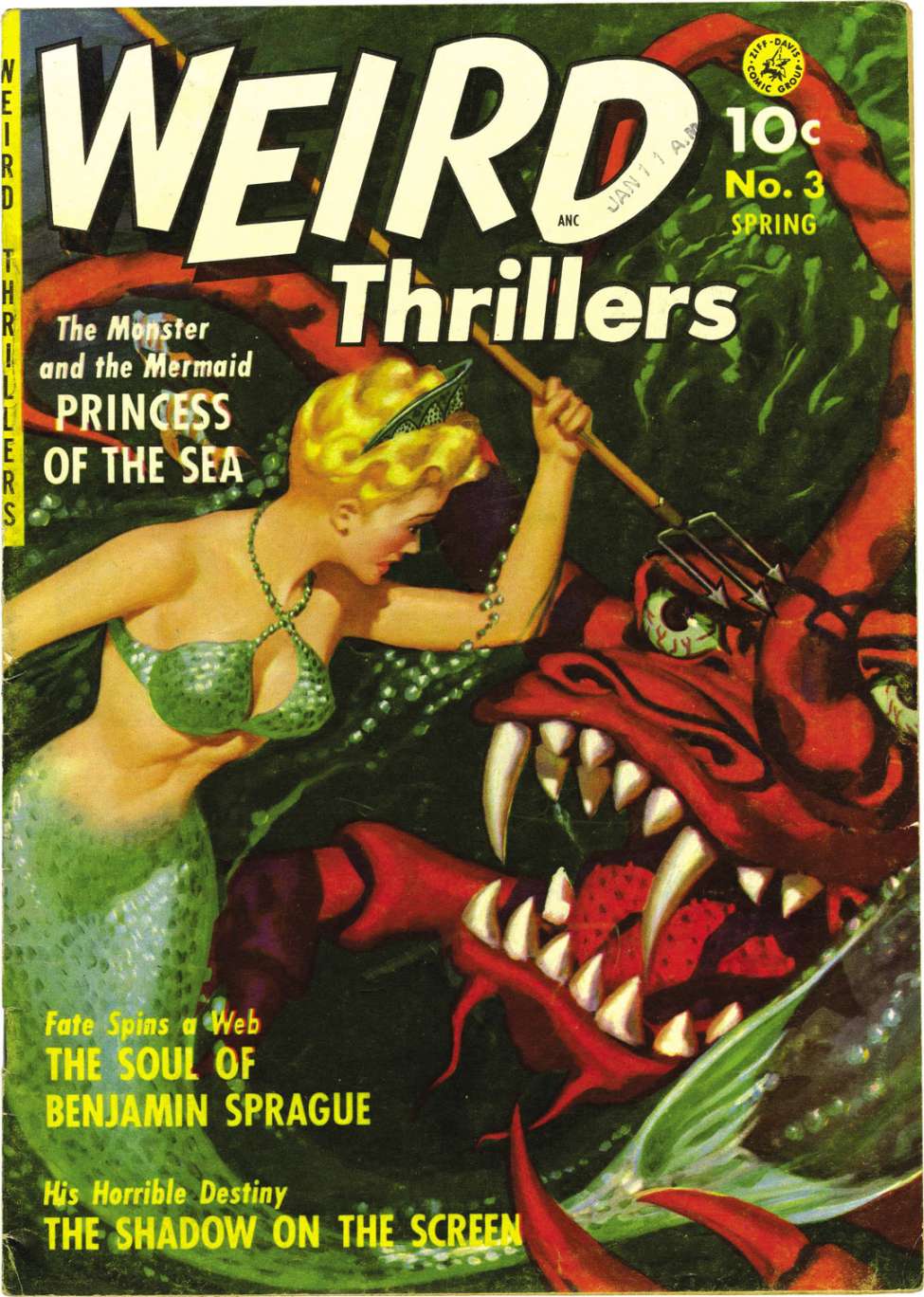 Comic Book Cover For Weird Thrillers 3