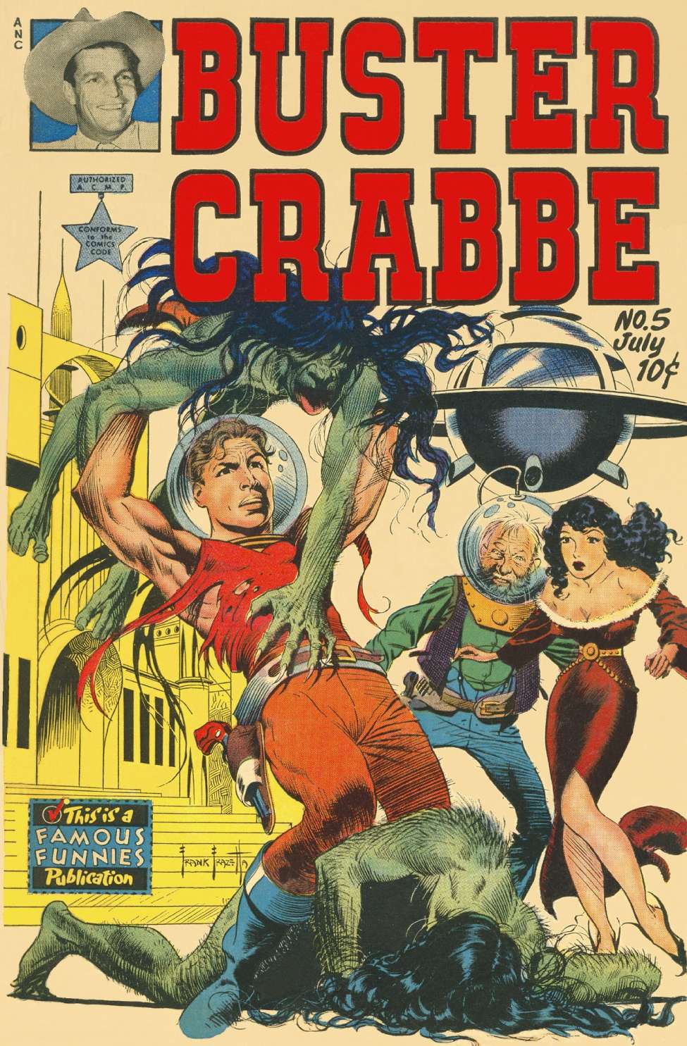 Book Cover For Buster Crabbe 5