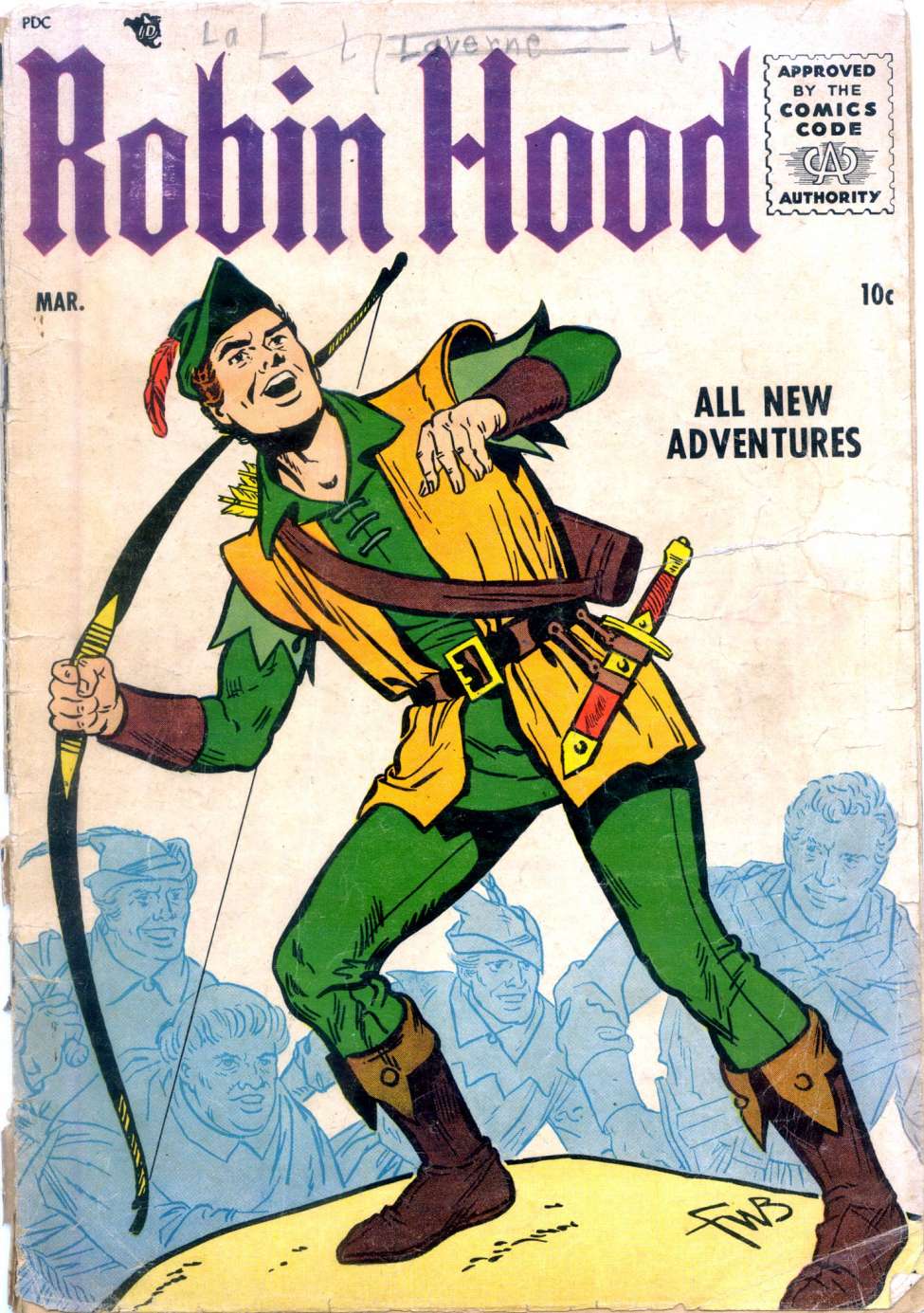 Comic Book Cover For Robin Hood 3