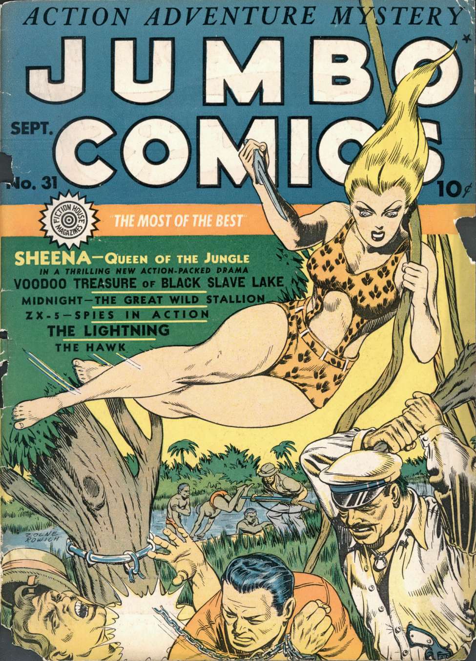 Comic Book Cover For Jumbo Comics 31