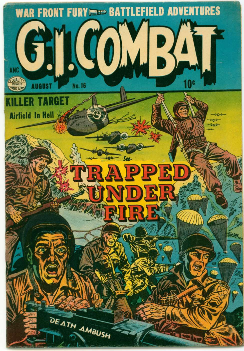 Comic Book Cover For G.I. Combat 16 - Version 1
