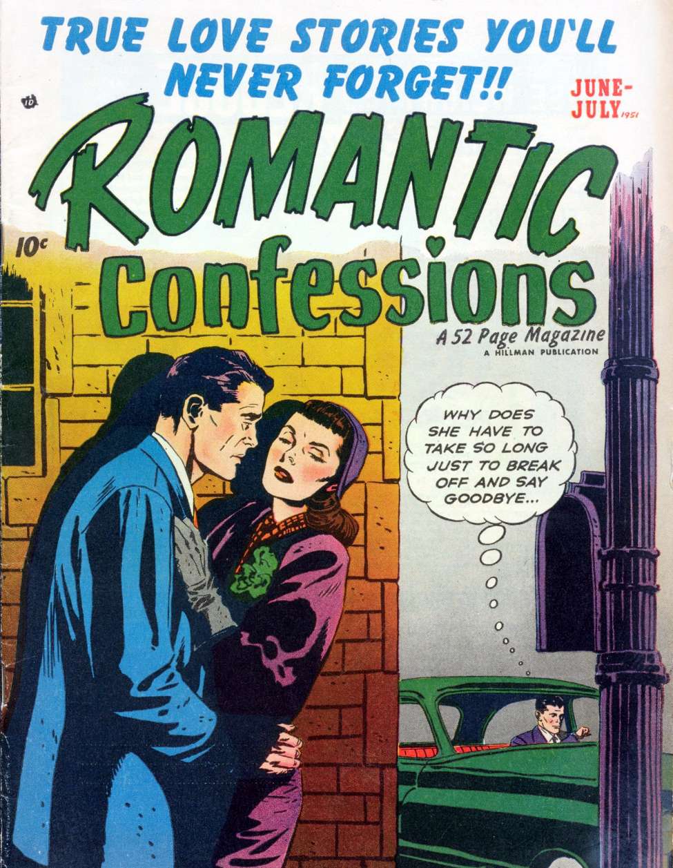Comic Book Cover For Romantic Confessions v2 2