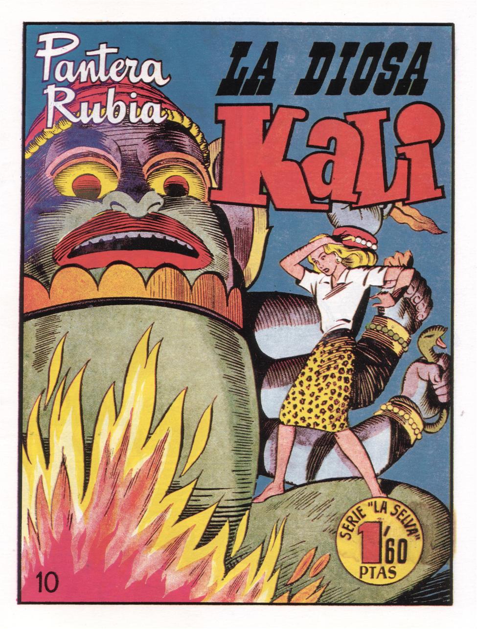 Comic Book Cover For Pantera Rubia 6 - La Diosa Kali