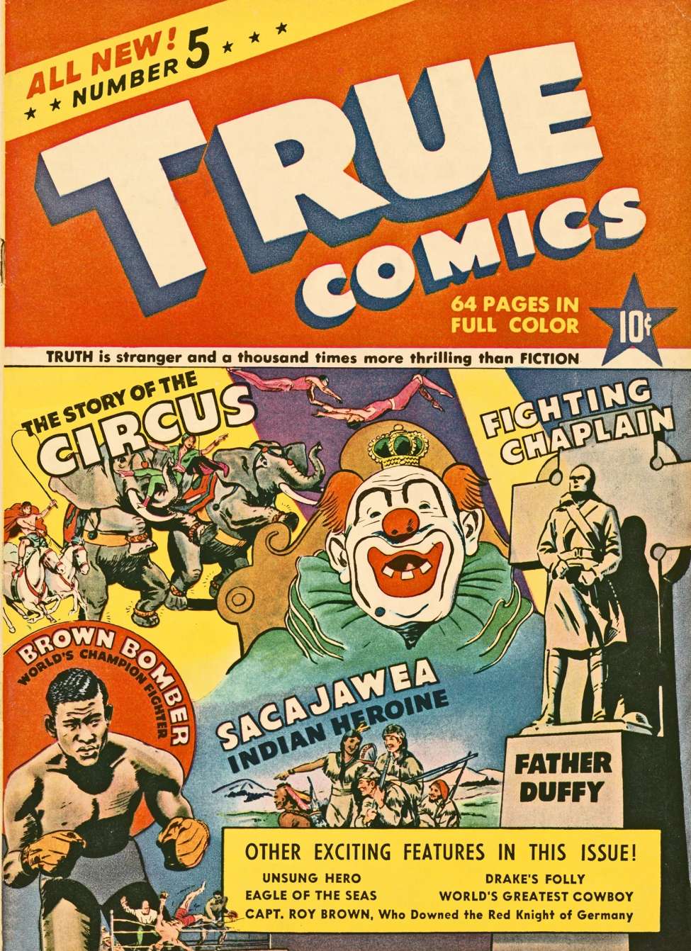 Book Cover For True Comics 5 - Version 1