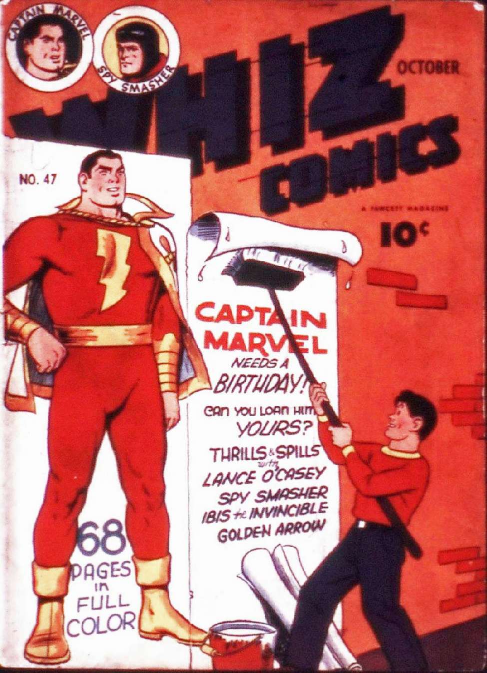 Comic Book Cover For Capt. Marvel Whiz Archives Vol 11