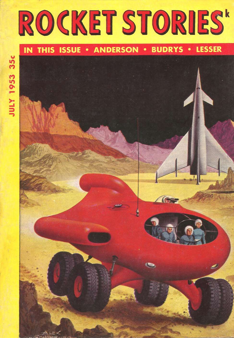 Book Cover For Rocket Stories 2 - Blood on My Jets - Algis Budrys