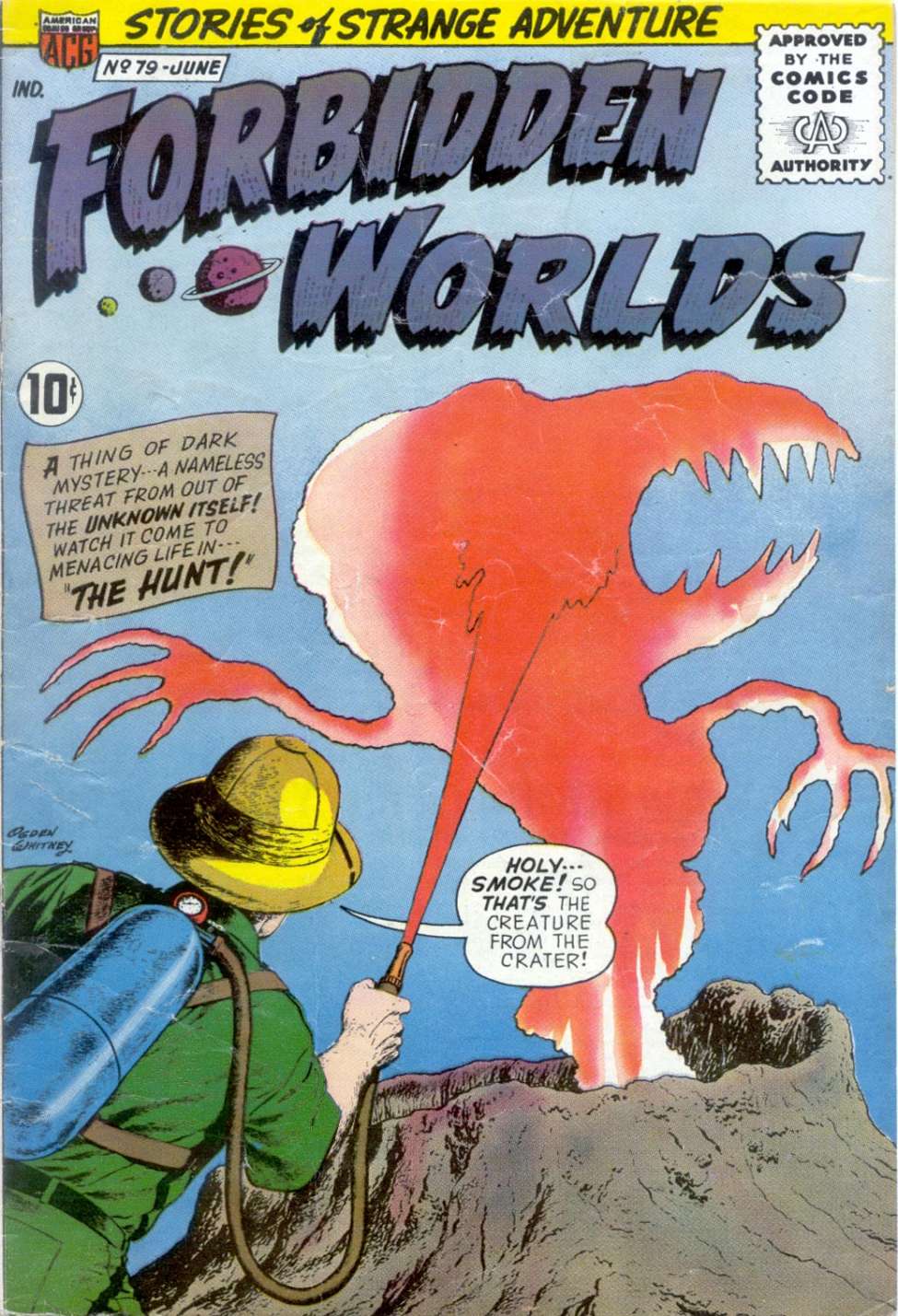 Comic Book Cover For Forbidden Worlds 79