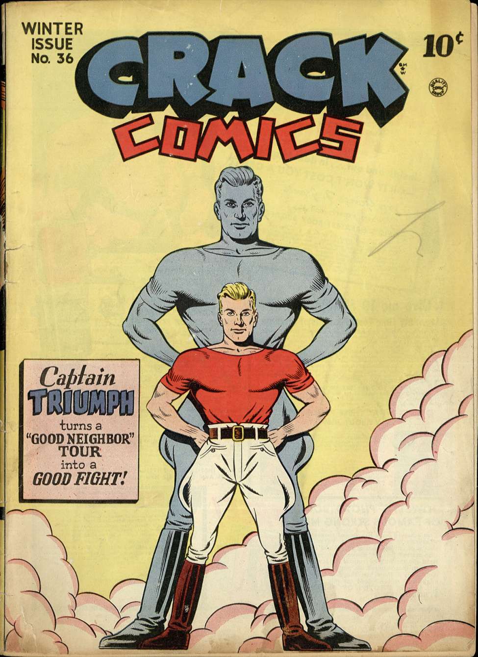 Comic Book Cover For Crack Comics 36