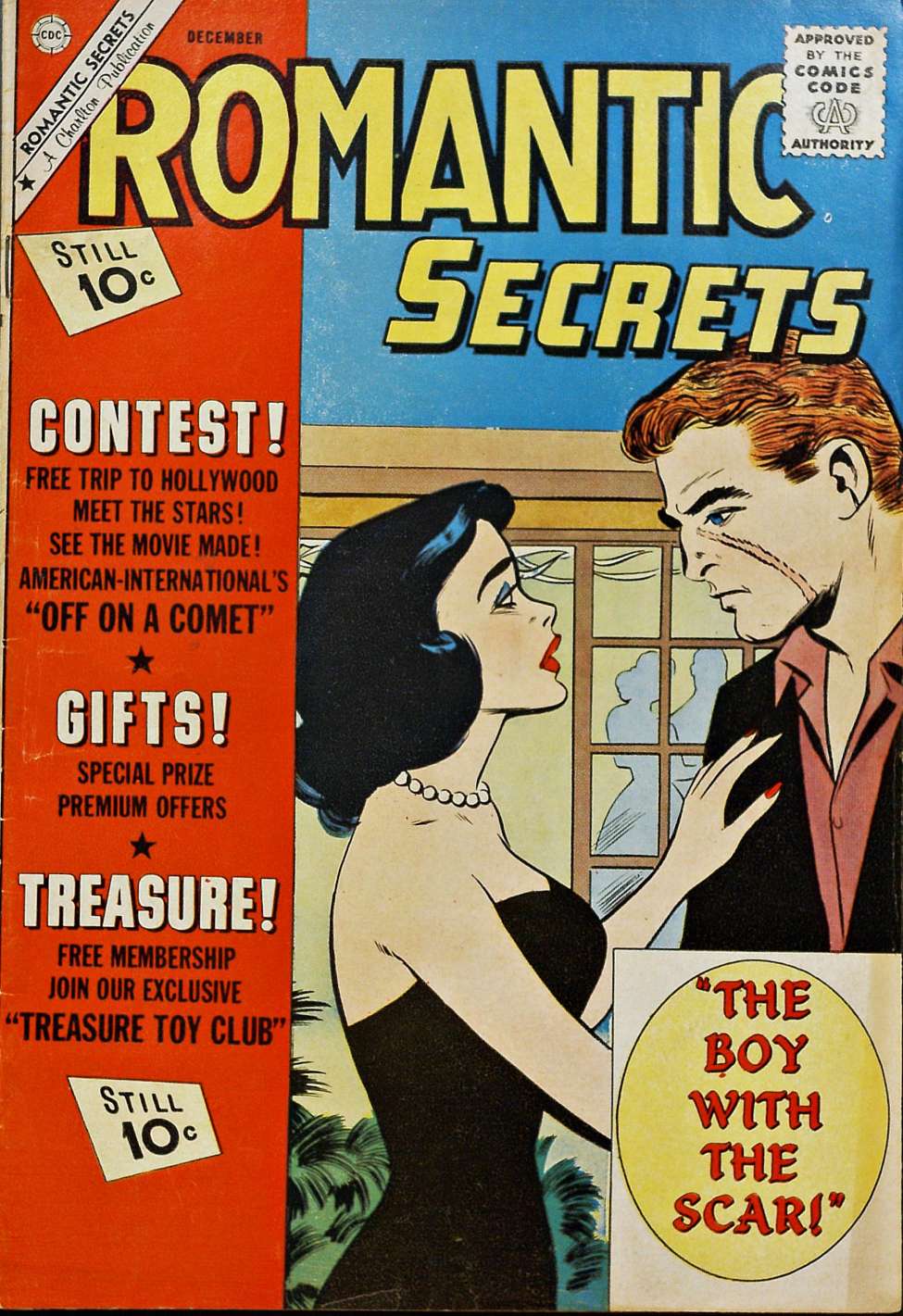 Comic Book Cover For Romantic Secrets 36