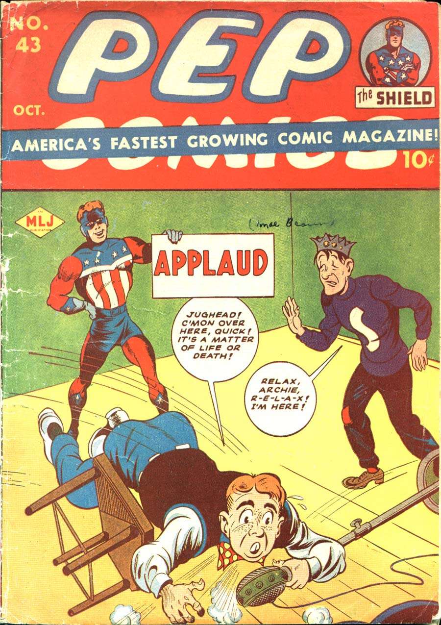 Book Cover For Pep Comics 43