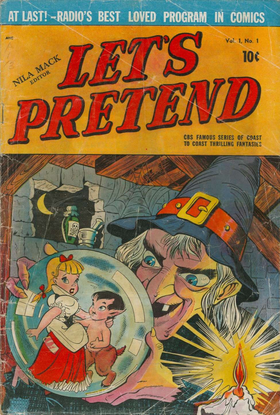 Comic Book Cover For Let's Pretend 1