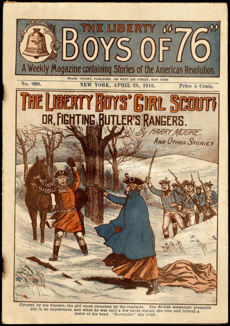 Book Cover For The Liberty Boys of 76 800 - The Liberty Boys' Girl Scout