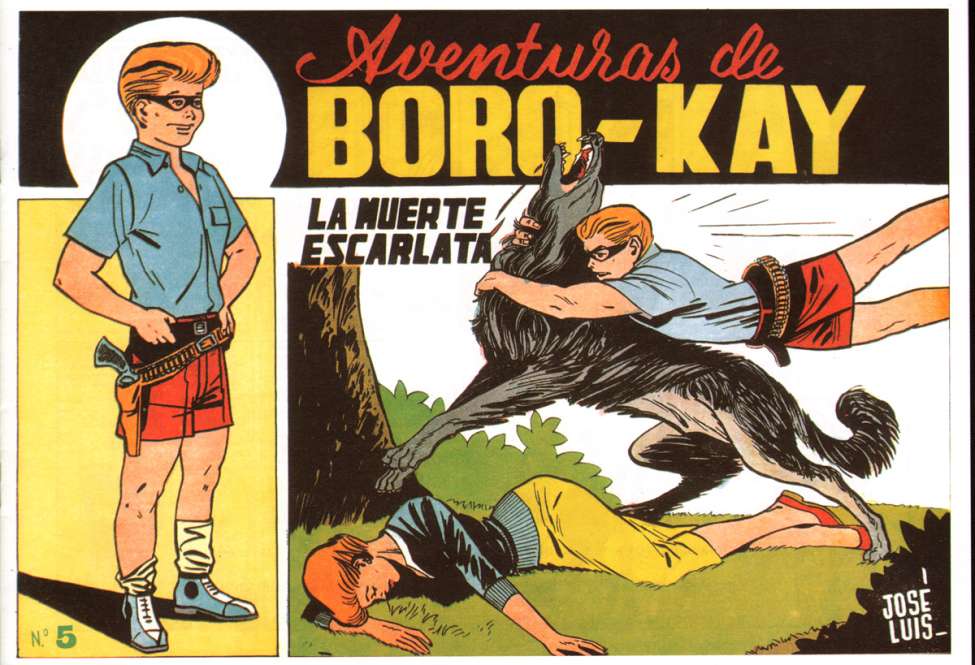Comic Book Cover For Boro-Kay 5 - La Muerte Escarlata