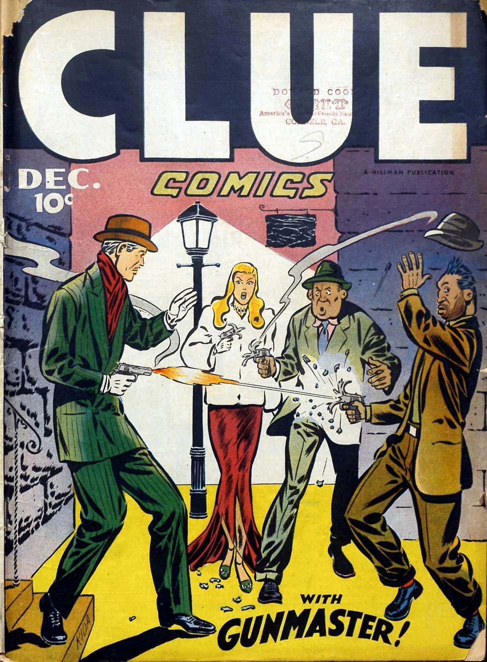Book Cover For Clue Comics 11 (alt) - Version 2
