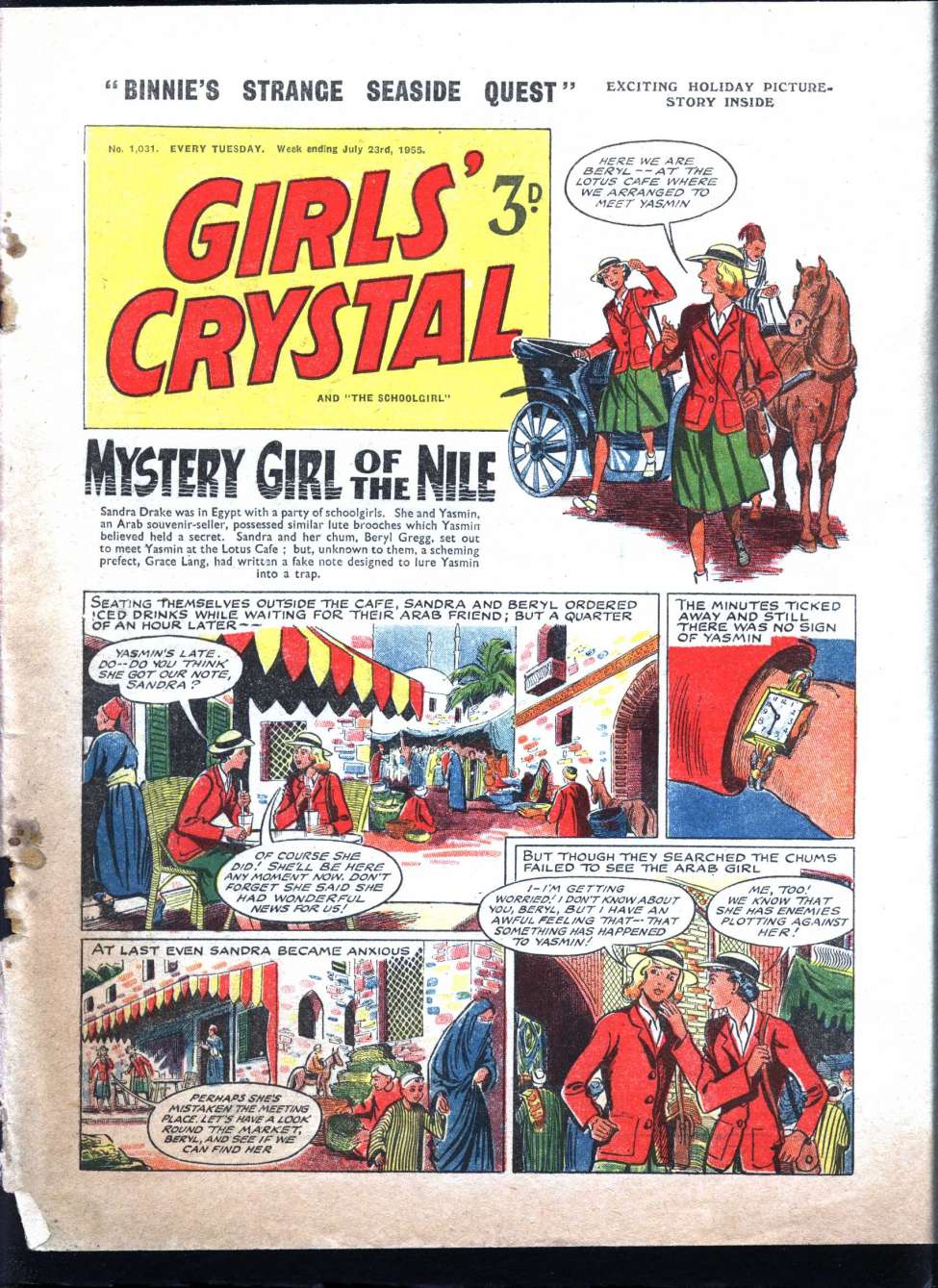 Book Cover For Girls' Crystal 1031
