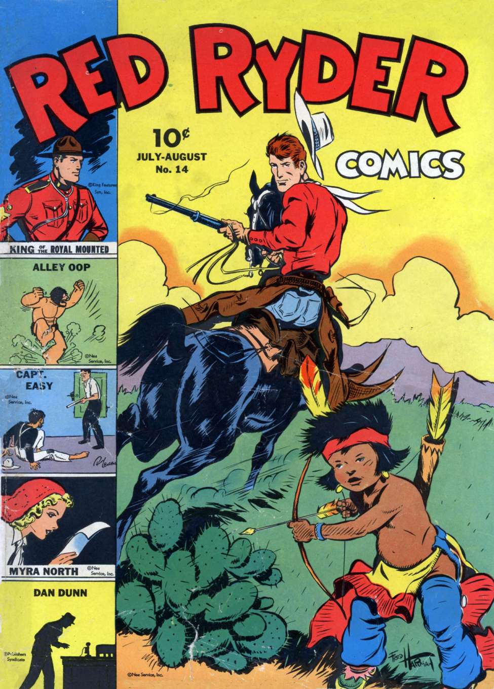 Book Cover For Red Ryder Comics 14