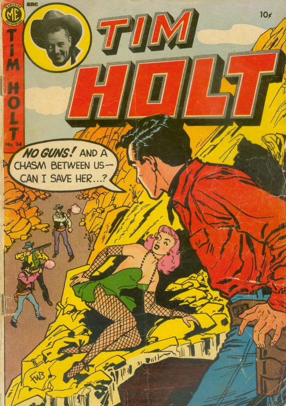 Comic Book Cover For Tim Holt 34 - Version 1