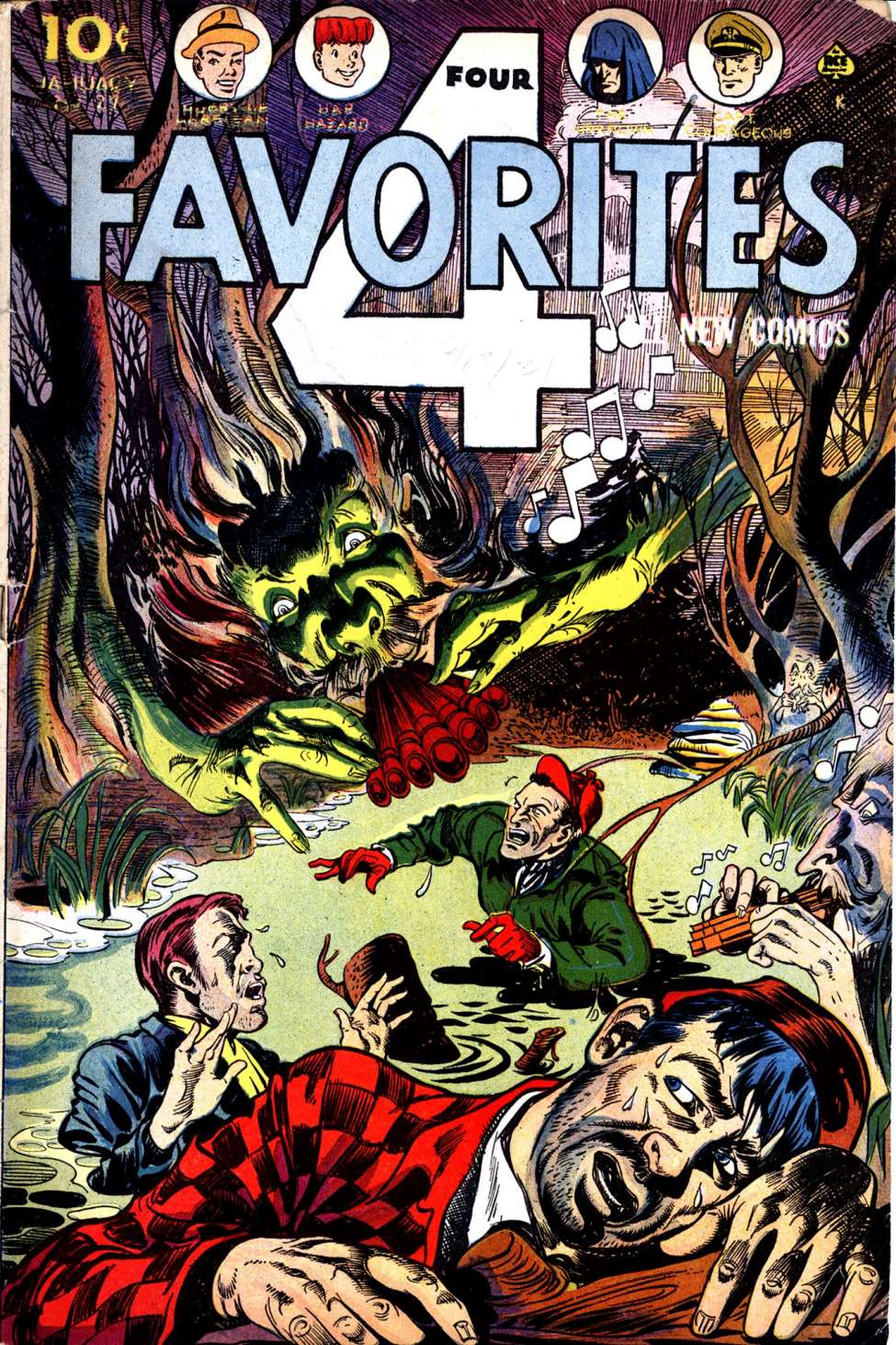 Comic Book Cover For Four Favorites 27