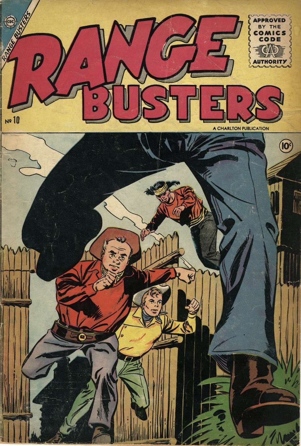 Comic Book Cover For Range Busters 10