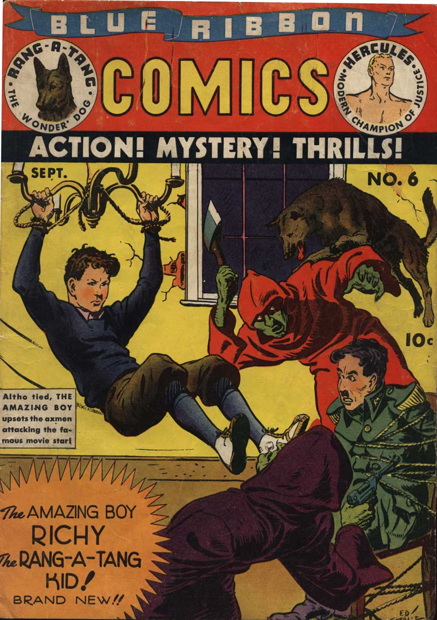 Book Cover For Blue Ribbon Comics 6