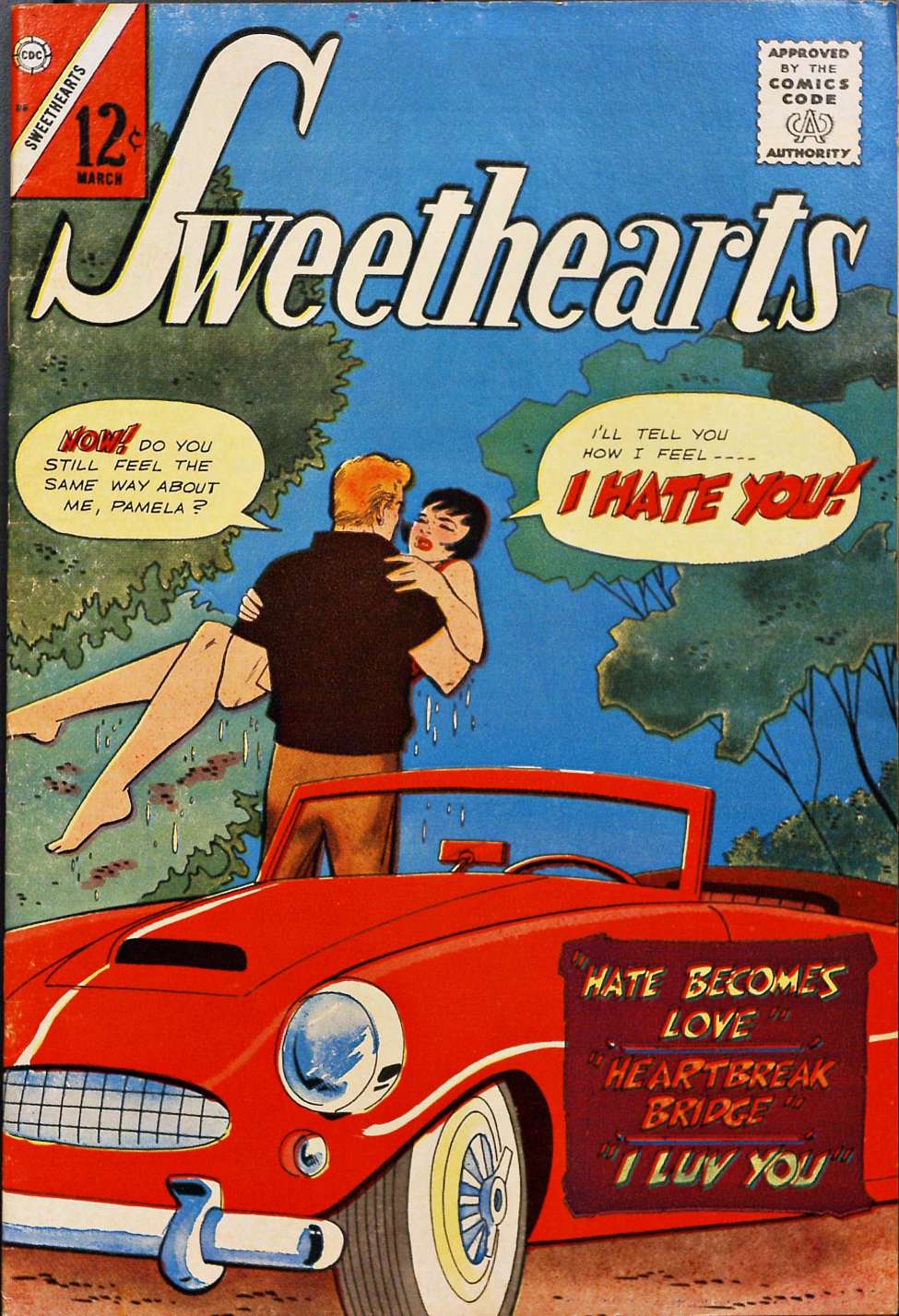 Comic Book Cover For Sweethearts 86